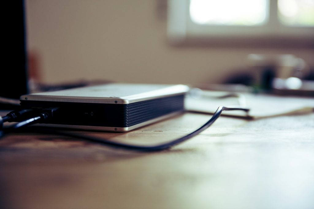 Hard disk storage hardware illustrating backup and recovery planning